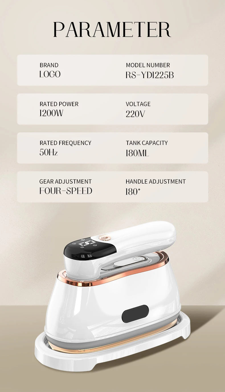 Portable Handheld Travel Clothes Steamer